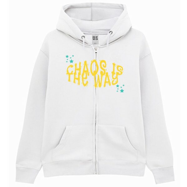 Felpa con cappuccio unisex Large Chaos is the way