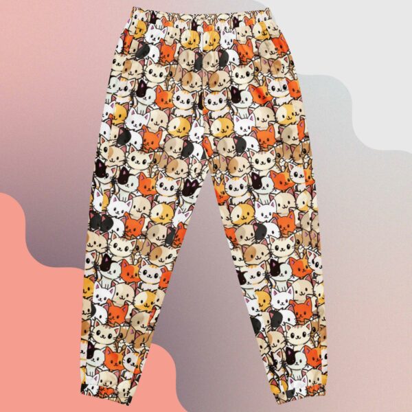 Pantaloni sportivi con stampa all over unisex Meow