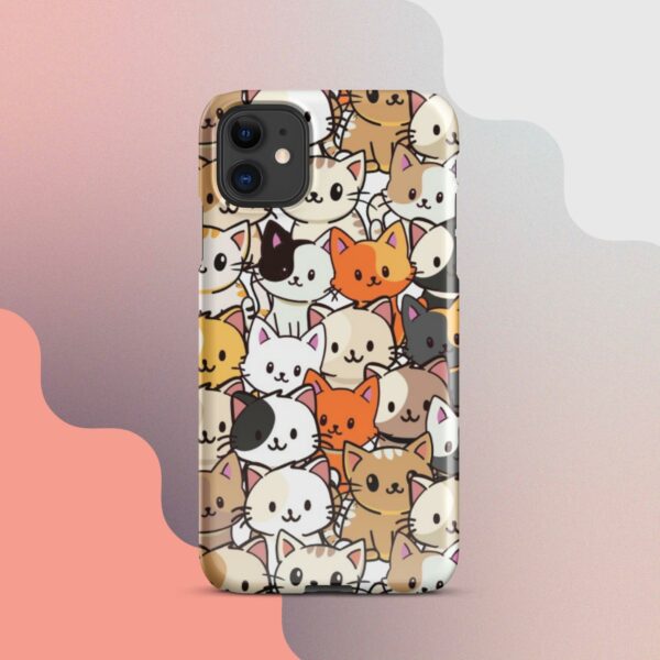 Cover con fibbia per iPhone® Meow