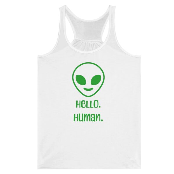 Women's Flowy Racerback Tank Top | Hello human