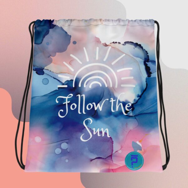 Zaino a sacca "Follow the Sun"